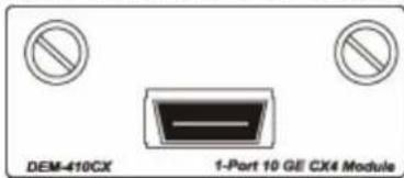 DEM-410CX 1-Port 10 GE CX4 Module