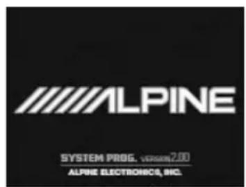 ALPINE SYSTEM PROG. VERSION2.00 ALPINE ELECTRONICS, INC.