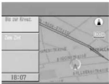 Bis zur Kreuz. Zum Zeit 18:07