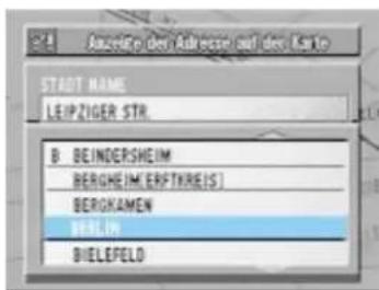 Anzahl der Adresse auf den Karle STADT NAME LEIPZIGER STR. B. BEINDERSHEIM BERGHEIM [ERPTKREIS] BERGKAMEN BERLIN BHIEPELO