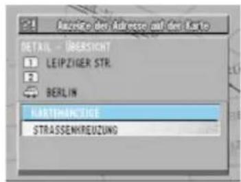 Anzahl der Adresse auf der Karte DETAIL - ÜBERSICHT LEIPZIGER STR. BERLIN KARTENANCEIGE STRASSENKEUZUNG