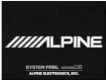 ALPINE SYSTEM PROG. version 2.00 ALPINE ELECTRONICS, INC.