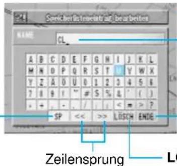 Sonicherin leistente auf beier besten NAME CL A B C D E F G H I J K L M N O P Q R S T 1 V W X Y Z A O U 0 1 2 3 4 5 6 ? 8 9 ! ** # S % L ' ( ) + - . / : ; < m > ? SP << >> LOSCH ENDE Zeilensprung LG
