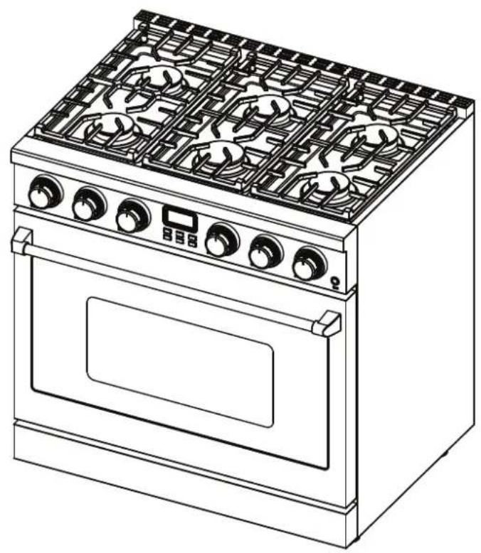 Magic Chef MCSPG30SL - Freestanding Gas Range - 2