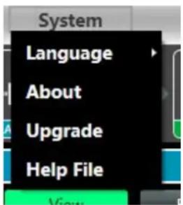 System Language About Upgrade Help File