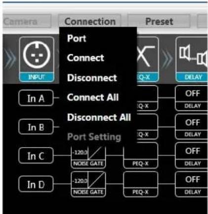 PHONIC i4800 - Menu bar - 3