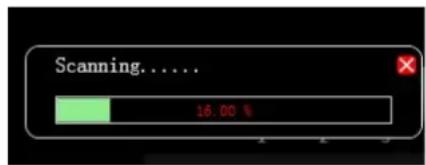 Scanning..... 16.00 %