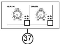 GAIN LINE -10 -36 ▲A ▼B GAIN LINE -10 -36 ▲A ▼B ③7