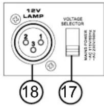 12V LAMP VOLTAGE SELECTOR MADS POWER - AC TIN/VEGET - AC RIV/VEGET 18 17