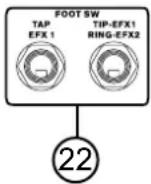 PHONIC POWERPOD K-12 Plus - Foot Switch Jacks - 1