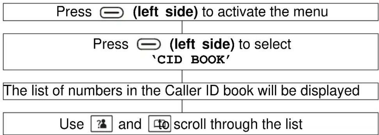 GEEMARC MyDECT 100+ - View Caller ID Book - 1