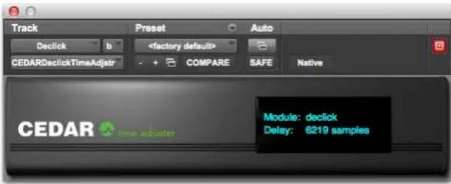 Track Declick b CEDARDeclickTimeAdjahr + COMPARE SAFE Native Module: declick Delay: 6219 samples
