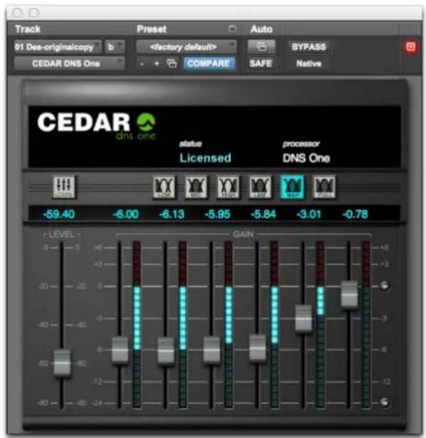 Track 01 Des-originalcopy b CEDAR DNS One COMPARE SAFE BYPASS Native CEDAR dns one status Licensed processor DNS One -59.40 -6.00 -6.13 -5.95 -5.84 -3.01 -0.78 LEVEL 5 GAIN