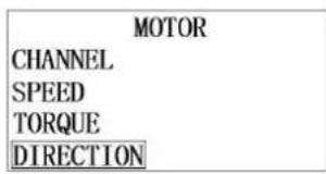 MOTOR CHANNEL SPEED TORQUE DIRECTION