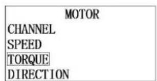 MOTOR CHANNEL SPEED TORQUE DIRECTION