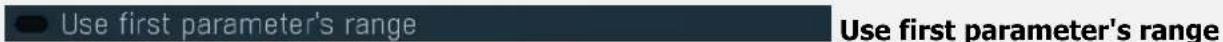 Use first parameter's range Use first parameter's range