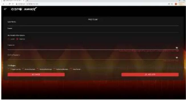 ESP6 Studio Add User User profile Name: An installed file type: ● Open ▼ Save As Show to: Get the following: Settings: ■ Print settings: □ Print settings: □ Print settings: □ Print settings: □ Print settings: □ Print settings: □ Print settings: □ Print settings: □ Print settings: □ Print settings: □ Print settings: □ Print settings: □ Print settings: □ Print settings: □ Print settings: □ Print settings: □ Print settings: □ Print settings: □ Print settings: □ Print settings: □ Print settings: ▢ Print settings: ▢ Print settings: ▢ Print settings: ▢ Print settings: ▢ Print settings: ▢ Print settings: ▢ Print settings: ▢ Print settings: ▢ Print settings: ▢ Print settings: ▢ Print settings: ▢ Print settings: ▢ Print settings: ▢ Print settings: ▢ Print settings: ▢ Print settings: ▢ Print settings: ▢ Print settings: ▢ Print settings: ▢ Print settings: □ Print settings: □ Print settings: □ Print settings: □ Print settings: □ Print settings: □ Print settings: □ Print settings: □ Print settings: □ Print settings: □ Print settings: □ Print settings: □ Print settings: □ Print settings: □ Print settings: □ Print settings: □ Print settings: □ Print settings: □ Print settings: □ Print settings: △ Print settings X CNT 200 KB