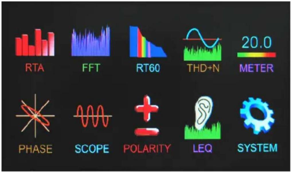 RTA FFT RT60 THD+N 20.0 METER PHASE SCOPE POLARITY LEQ SYSTEM