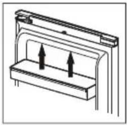 Exquisit SBS666-HCF-041EI - Positioning the door balconies - 2
