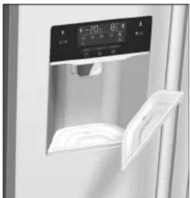 Exquisit SBS666-HCF-041EI - Werkwijze om de dispenser te reinigen? - 2
