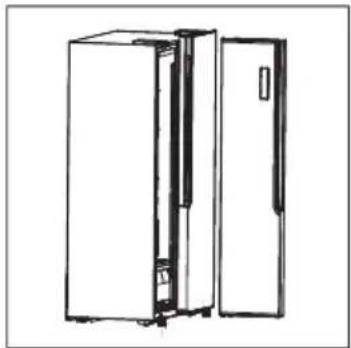Exquisit SBS666-HCF-041EI - Remove the doors - 7