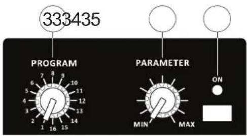 333435 PROGRAM PARAMETER MIN MAX ON
