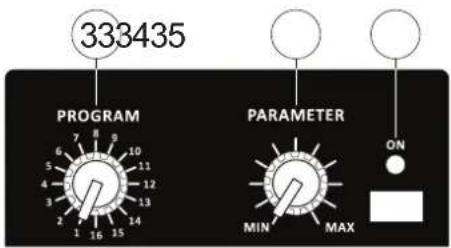 333435 PROGRAM PARAMETER MIN MAX ON