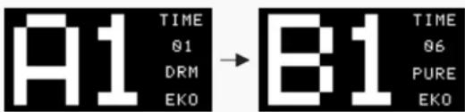H1 TIME 01 DRM EKO → B1 TIME 06 PURE EKO
