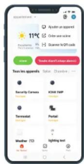App Store 11°C Options to use Scaner I/O/RT code Show Trade Air/Storage info Tox Ins Apparels Security Camera ICNB TCP Terrestrial Portal Weather (°C) Lighting Heat