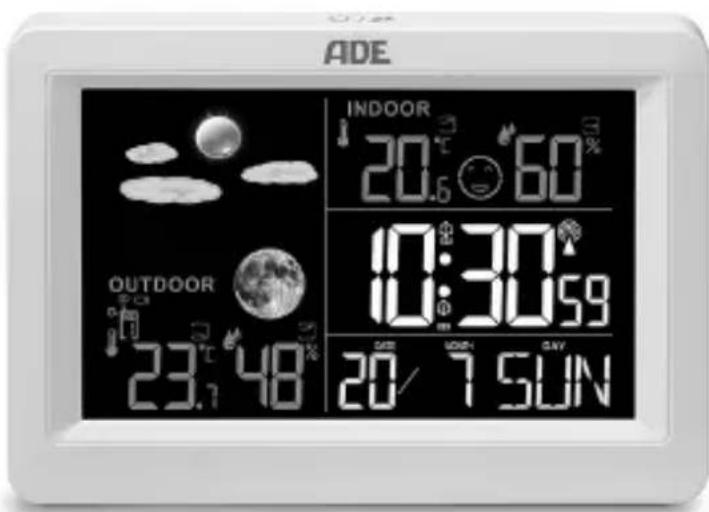 ADE INDOOR 20.6 °C 60° 10:30° 10:30'59" OUTDOOR 23.7 °C 48° 20/ 7 SUN