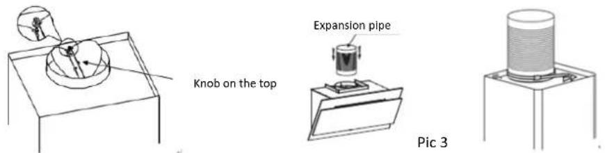 Heinner DCH-350RGBK - INSTALLATION INSTRUCTIONS (VENT OUTSIDE) - 4
