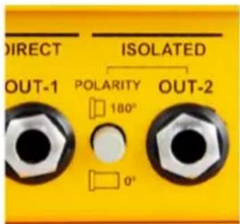DIRECT ISOLATED OUT-1 POLARITY OUT-2 180° 0°
