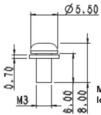 Ø5.50 0.70 M3 6.00 8.00 M lc