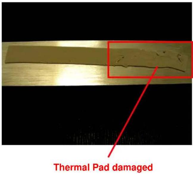 Thermal Pad damaged
