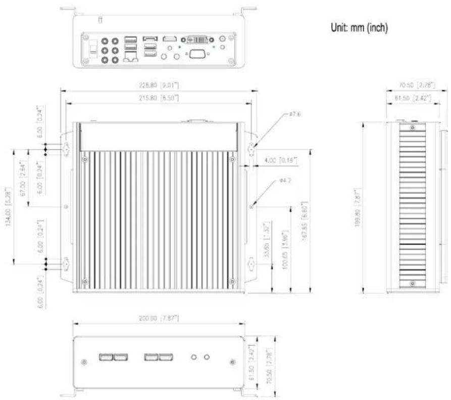 AOPEN DEX4501 - Appendix 4 Outline Drawing - 1