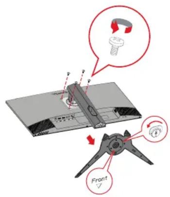 VIEWSONIC XG2409A - Ständer entfernen - 1