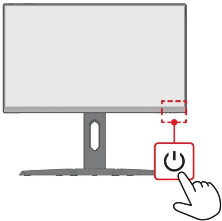 VIEWSONIC XG2409A - Gerät ein- und ausschalten - 1