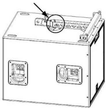 HK AUDIO Cosmo - Stacking speakers on top of a subwoofer with the CRF-PB pull-back frame - 3
