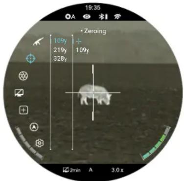 19:35 0A Zeroing 109y + 219y 109y 328y 2min A 3.0 x