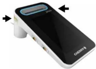 Cherry eHealth Terminal ST-1506 - Positionen der Gehäusesiegel - 1