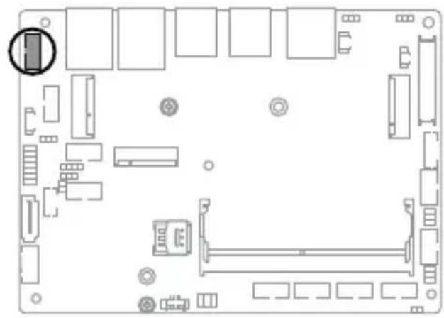 ASUS EBS-S110W - Front Panel Audio (Line Out / Mic) connector - 1