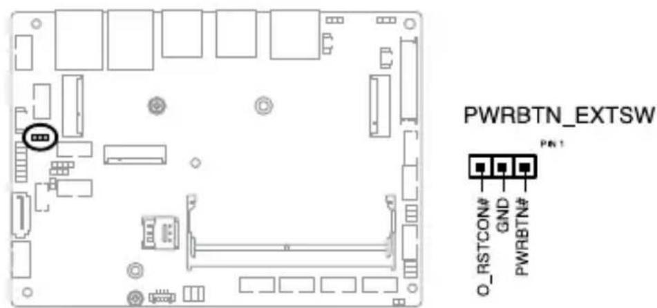 ASUS EBS-S110W - Power Button connector - 1