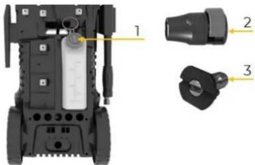 Zipper ZI-HDR195 - Arbeiten mit Reinigungsmittel - 1