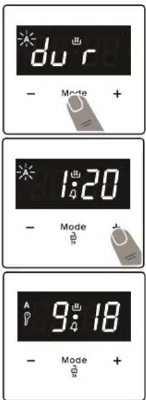 duv - Mode + 1:20 - Mode + 9:18 - Mode +