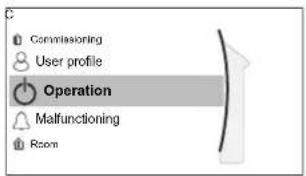 Commissioning User profile Operation Malfunctioning Room
