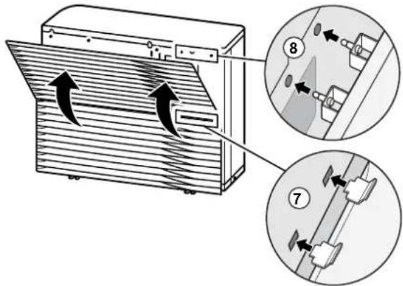 Diagram illustrating airflow or ventilation process with labeled components and directional arrows