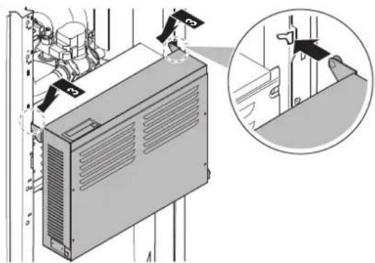 DAIKIN ETVX16S23DA9W - To lower the switch box on the indoor unit - 2