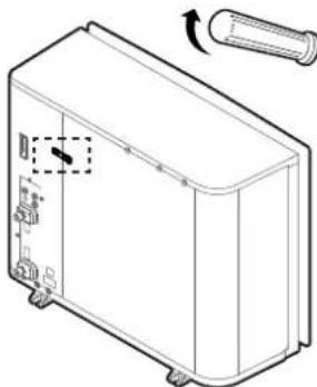 DAIKIN ETVX16S18DA9W - To reposition the air thermistor on the outdoor unit - 2