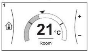 1 21°C Room + - -