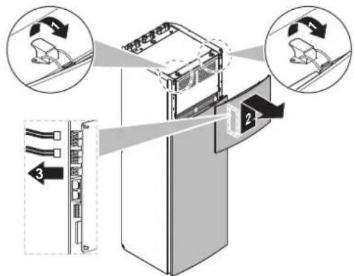 Diagram illustrating server rack mounting process with labeled components and directional arrows